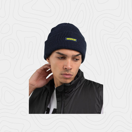Caterpillar Grid Watch Beanie