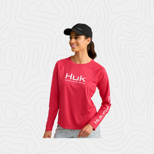 Huk W Icon X Ls Tee