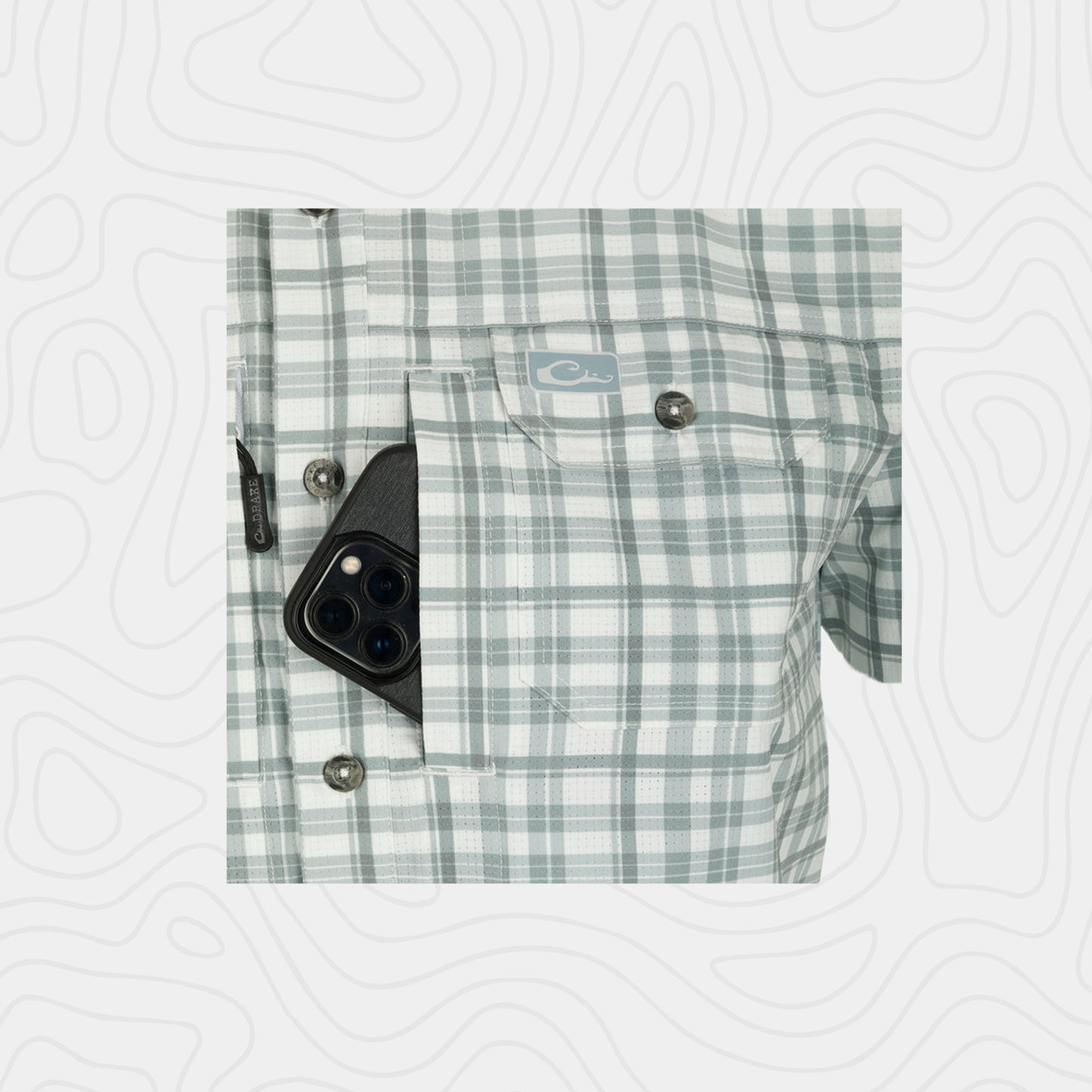 Drake Hunter Creek Window Pane Plaid Shirt