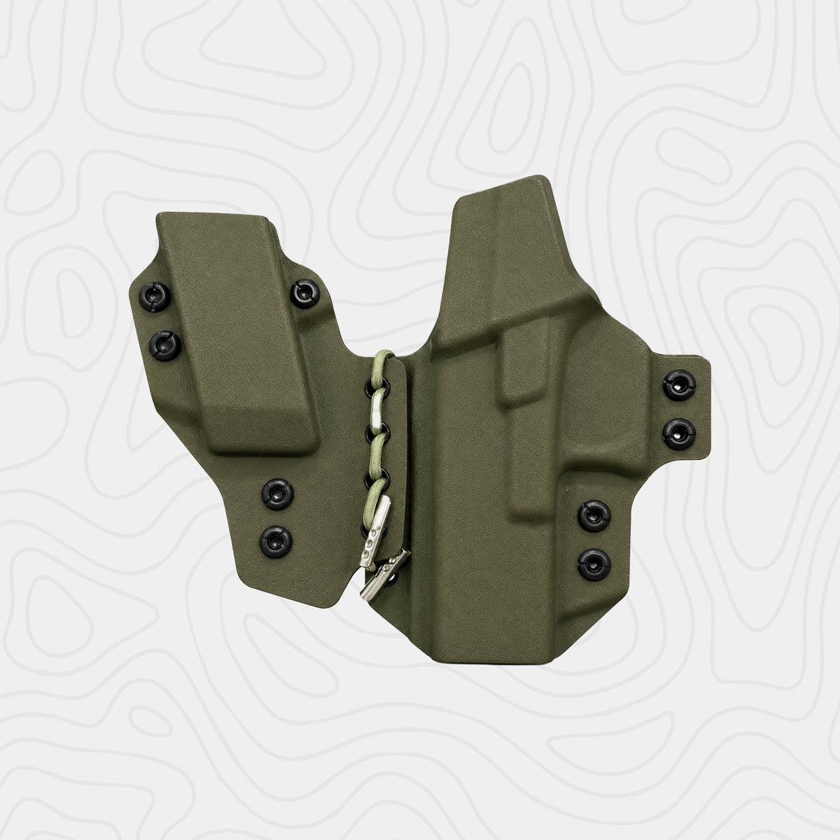 BlueTac Kydex Glock IWB With Mag Pouch Holster