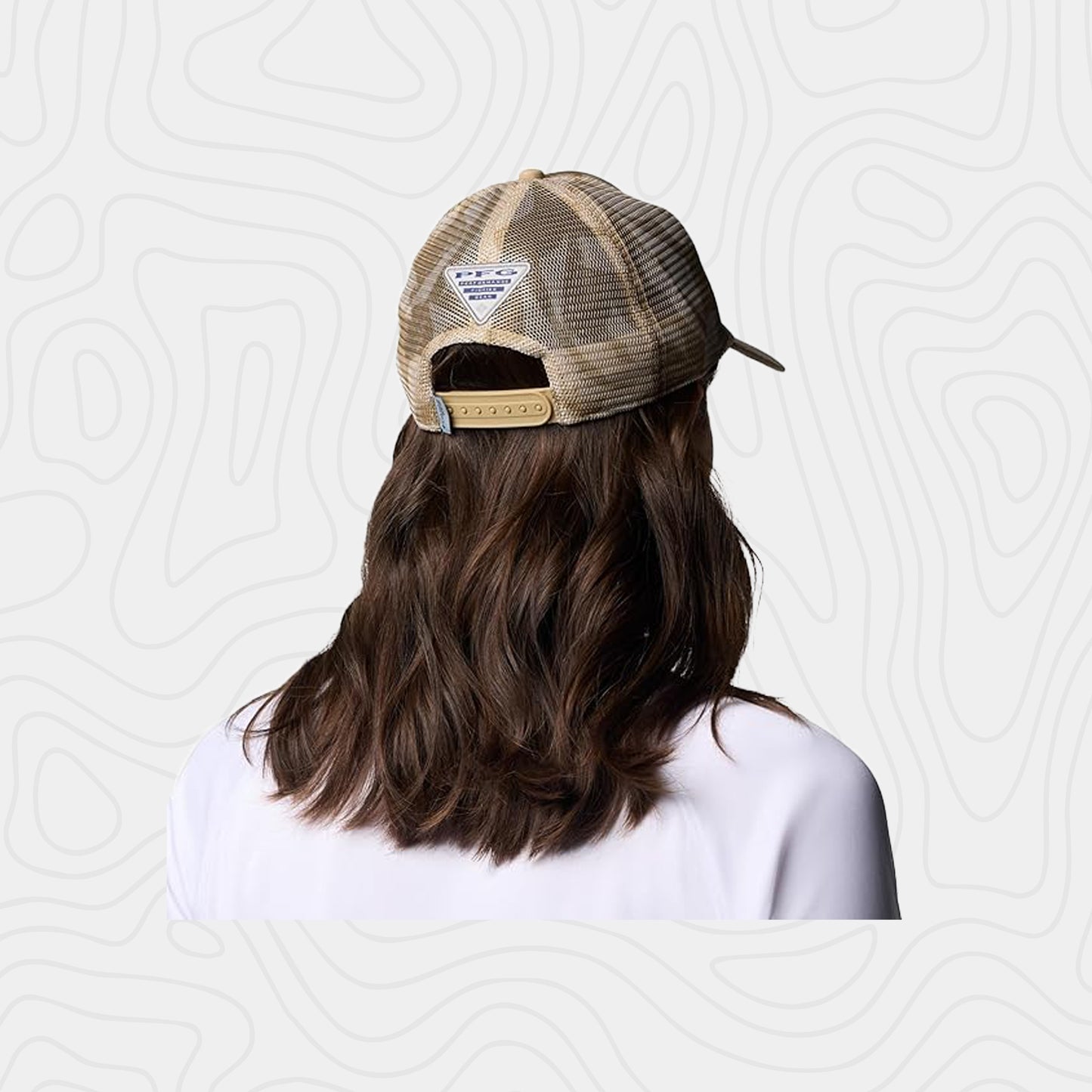Columbia Unisex PFG Tie Down Mesh Snap Back Cap