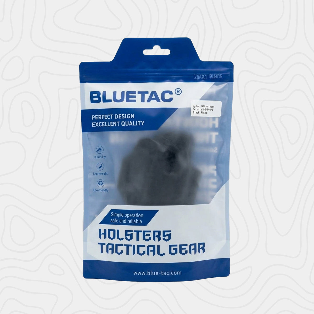 BlueTac Kydex IWB Universal Glock Holster