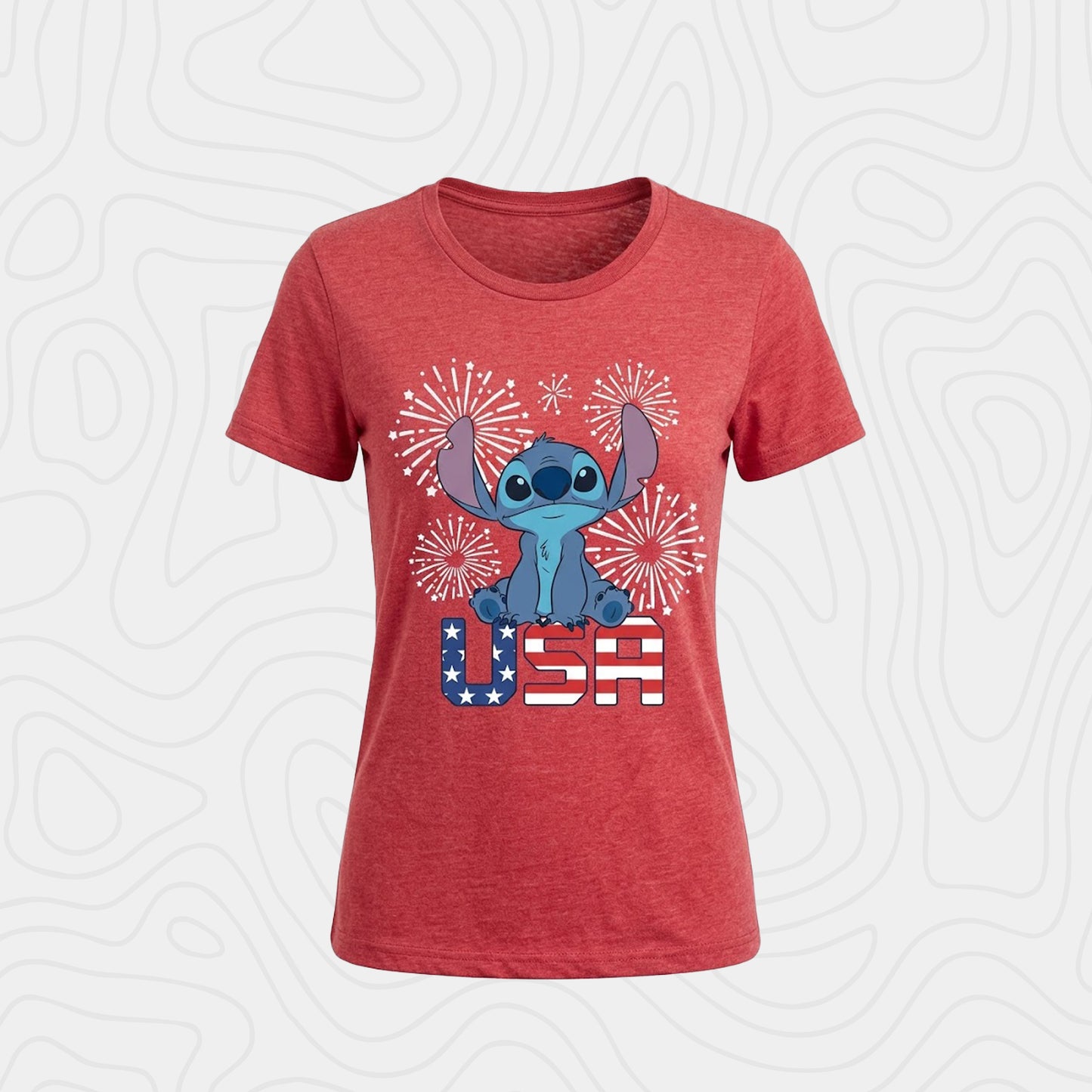 Walt Disney Stitch Usa Tee