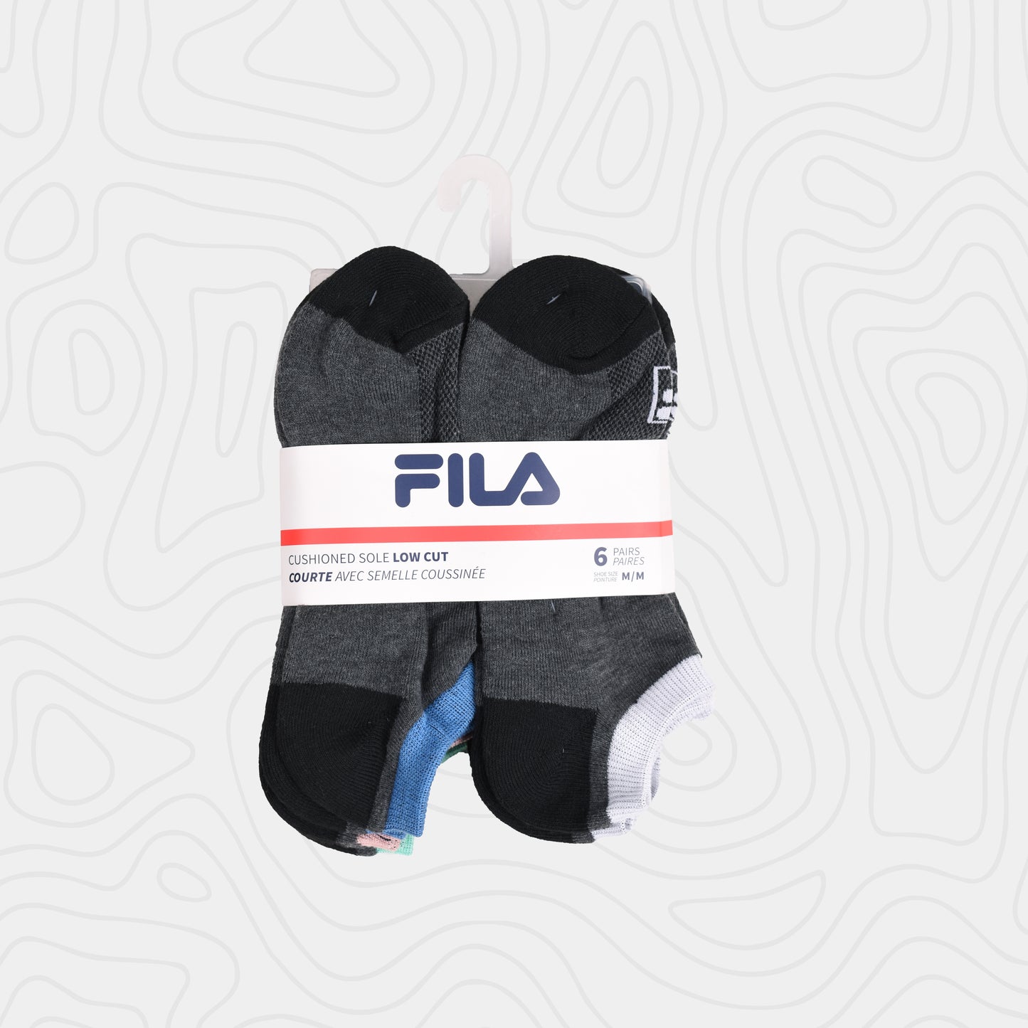 Fila Cushioned Sole Low Cut III Socks