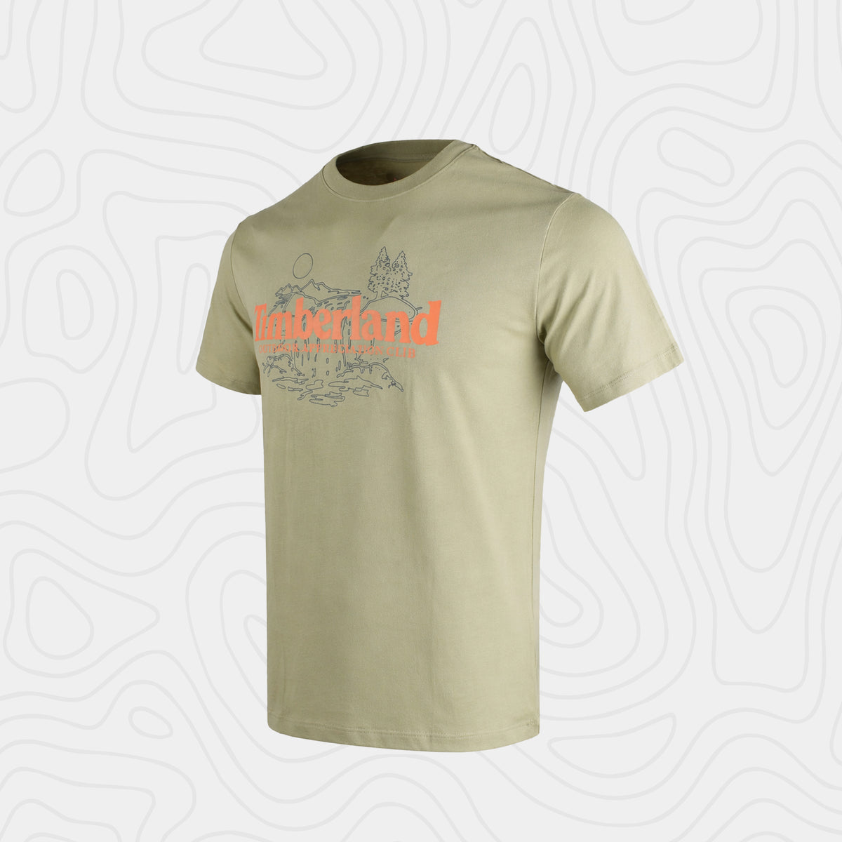 Timberland Hombre Nature Logo Verde Tee