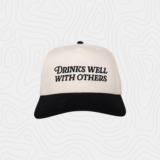 Katydid Drinks Well With Others Two Toned Vintage Cap