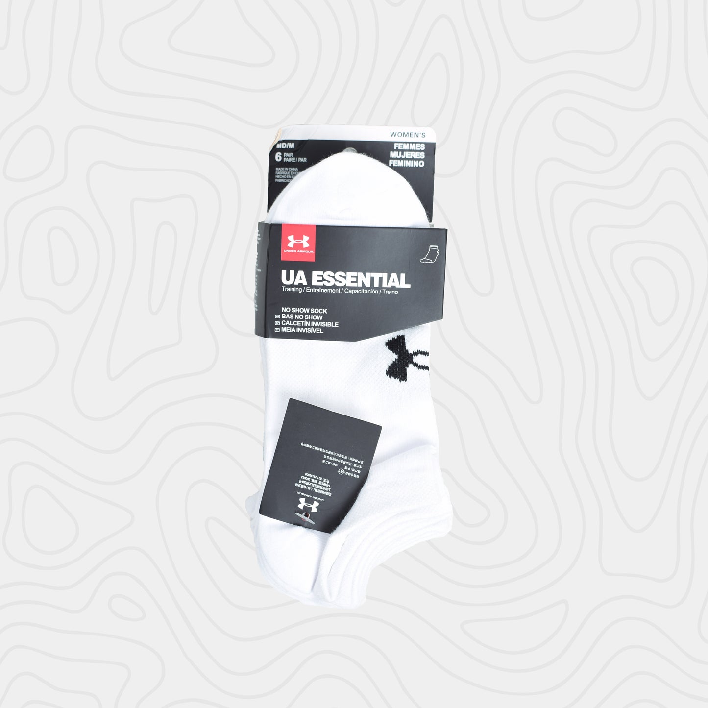 UA® Essential No Show Socks