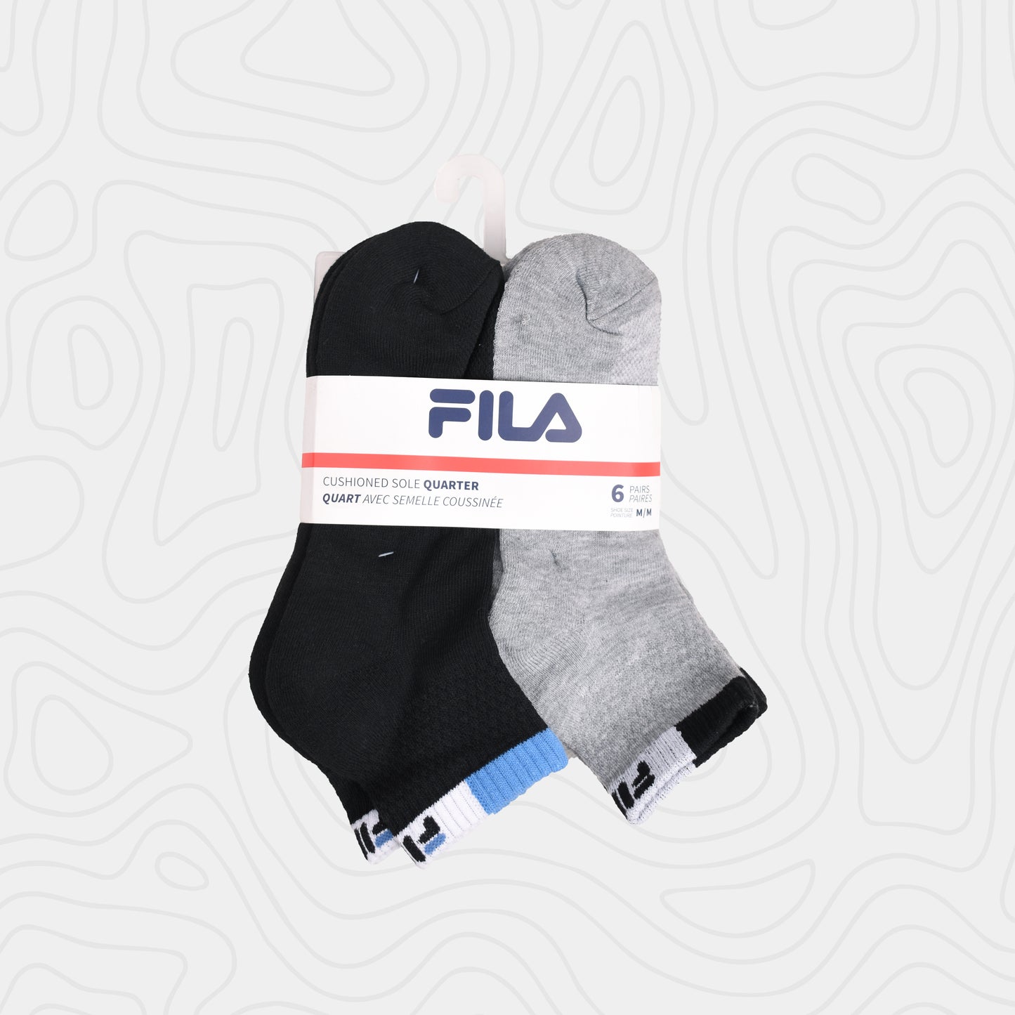 Fila Cushioned Sole Low Cut II Socks