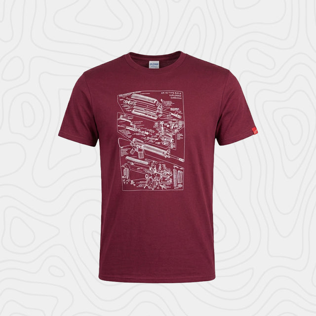 Emersongear AR-15 Type Rifle Exploded Tee